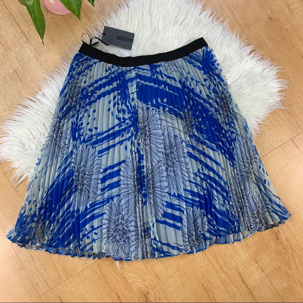 MISS WU by Jason Wu Chiffon pleated Skirt NEW sz 8